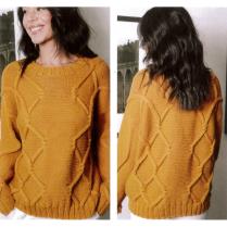 (848 Ansel Cabled Jumper)